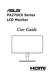 Asus ProArt PA27UCX-K PA27UCX Series User Guide
