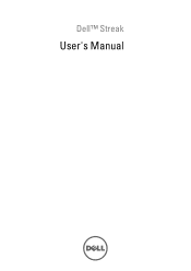 Dell Streak User's Manual 2.1