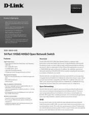 D-Link DXS-5000-54S Datasheet