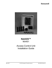 Honeywell NX4S1 Installation Guide