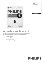 Philips FM16MD45B Leaflet