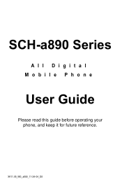 Samsung SCH-A890 User Manual (user Manual) (ver.d8) (English)