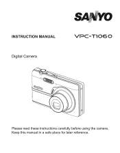 Sanyo VPC T1060 Owners Manual