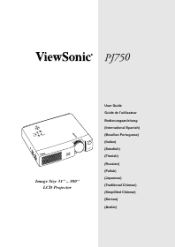 ViewSonic PJ750-2 User Guide