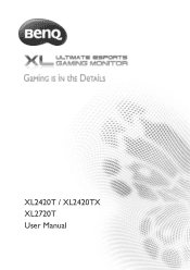 BenQ XL2720T XL Series User Manual