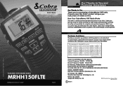 Cobra MR HH150 FLT MR HH150 FLTE Manual - International