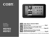 Coby MID7051 User Manual