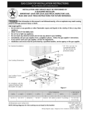 Electrolux E36GC75E Installation Instructions