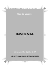 Insignia NS-DPF10WW-09 User Manual (Spanish)