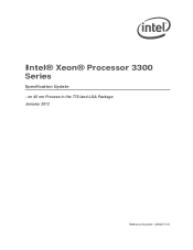 Intel X3330 Specification Update