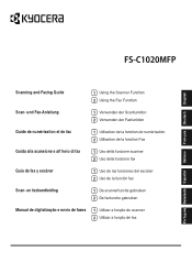 Kyocera FS-C1020MFP FS-C1020MFP Scanning and Fax Operation Guide