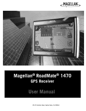 Magellan RoadMate 1470 User Manual