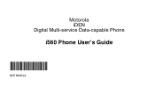 Motorola i560 User Guide