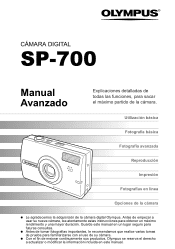 Olympus SP 700 SP-700 Manual Avanzado (Español)