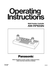 Panasonic AWRP655N AWRP655N User Guide