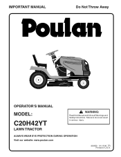 Poulan C20H42YT User Manual