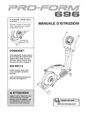 ProForm 696 Elliptical Italian Manual