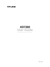TP-Link AD7200 AD7200 V1 User Guide