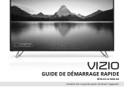 Vizio Modèle M80-D3 Quickstart Guide French
