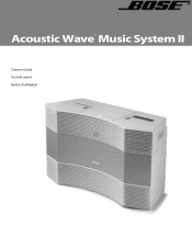 Bose Acoustic Wave II Owner's guide