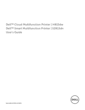 Dell S2815dn tm Smart Multifunction Printer | User Guide