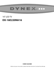Dynex DX-16E220NA16 User Manual (English)