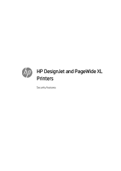 HP DesignJet T940 Security Features