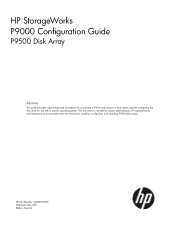 HP XP P9500 HP StorageWorks P9000 Configuration Guide (AV400-96380, May 2011)