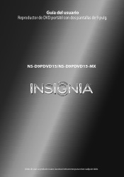 Insignia NS-D9PDVD15 User Manual (Spanish)