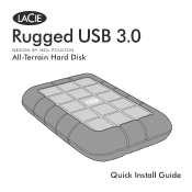 Lacie Rugged USB 3.0 Quick Install Guide