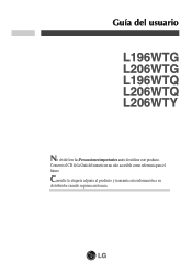LG L206WTQ-BF Owner's Manual (Español)