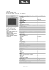 Miele H 7280 BP Product sheet