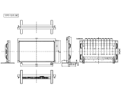 NEC LCD5710-2-AV MultiSync LCD5710-2-AV : LCD5710-2 mechanical drawing