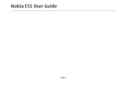 Nokia E55 Nokia E55 User Guide in US English