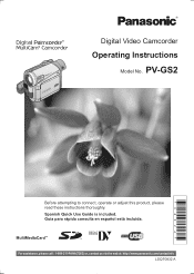 Panasonic PVGS2 PVGS2 User Guide