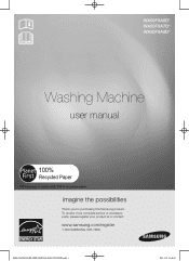 Samsung WA50F9A8DSW/A2 User Manual Ver.1.0 (English, French, Spanish)
