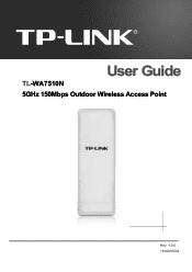 TP-Link TL-WA7510N TL-WA7510N V1 User Guide