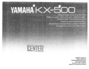 Yamaha KX-500 Owner's Manual