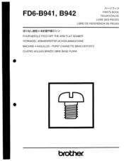 Brother International FD6-B942 Parts Manual - English