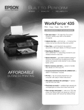 Epson WorkForce 435 Product Brochure