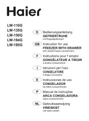 Haier LW110B User Manual
