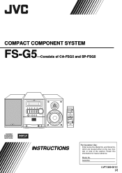 JVC FS-G5 Instruction Manual