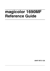 Konica Minolta magicolor 1690MF magicolor 1690MF Reference Guide