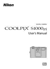 Nikon S1000pj S1000pj User's Manual