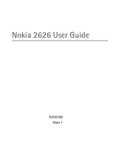 Nokia 2626 User Guide
