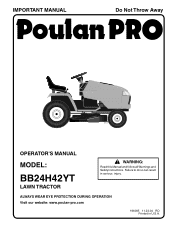 Poulan BB24H42YT User Manual