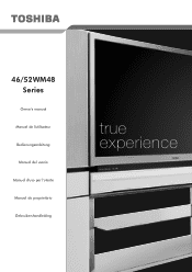 Toshiba 46WM48 Owners Manual