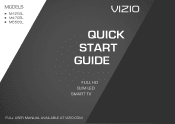 Vizio M420SL M470SL Quick Start Guide