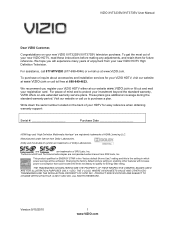Vizio XVT373SV XVT373SV User Manual