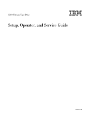 IBM 3580-L11 Setup Guide